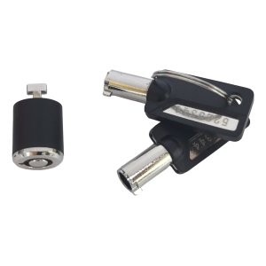 Cerradura de seguridad con llave conceptronic custodio03bsm para chasis compatible con llave maestra
