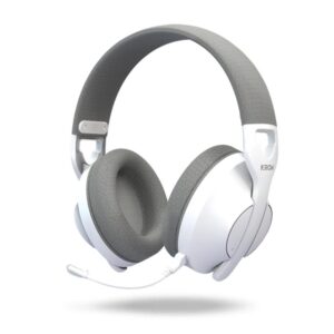 Auriculares gaming krom phase inalambrico blanco