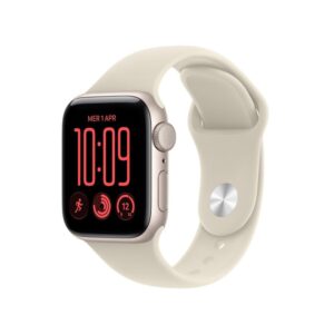 Smartwatch apple watch se 3 gps 40mm starlight aluminium case with sand sport band m - l