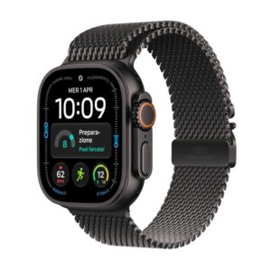 Smartwatch apple watch u4 gps+cell 49mm black titanium milanese loop l