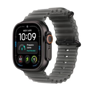 Smartwatch apple watch u4 gps+cell 49mm black titanium case with translucent black ocean band