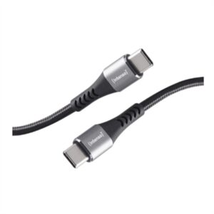 Cable usb tipo c intenso 2m - macho - macho - negro 100w