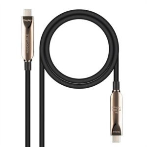 Cable nanocable usb3.2 gen2x1 aoc 60w 8k 10m fibra optica unidireccional