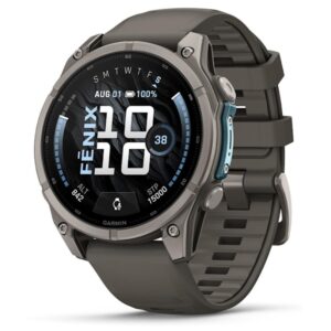 Smartwatch gamin fenix 9 47mm amoled dark grey band