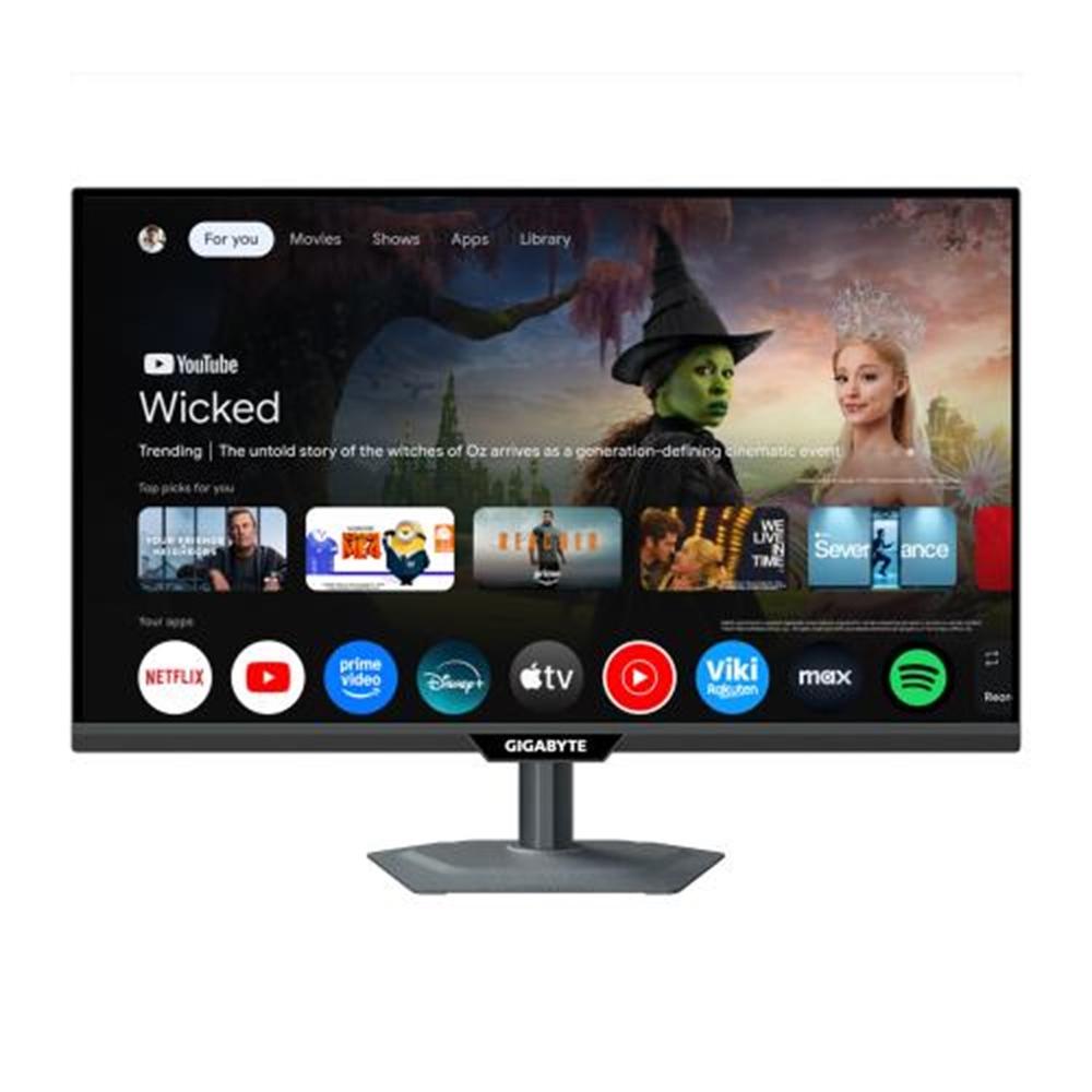 Monitor gaming gigabyte m27qs 27 pulgadas qhd 180hz google tv