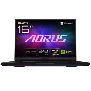 Portatil gigabyte aorus master 16 r9 - 9955x3d - 32gb - 1tb ssd - rtx 5090 24gb - 16 pulgadas - w11h