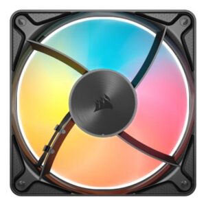 Ventilador caja corsair rs120 ii argb 120mm negro
