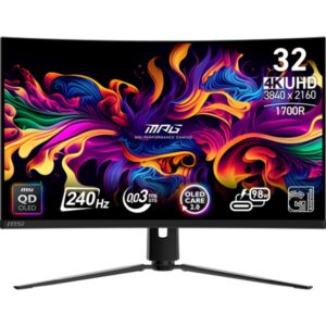 Monitor curvo gaming msi mpg 321curx 31.5 pulgadas 4k uhd 240hz