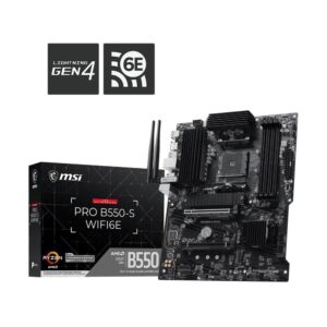 Placa base msi pro b550 - s wifi6e ddr4 am4 atx - 4x ddr4