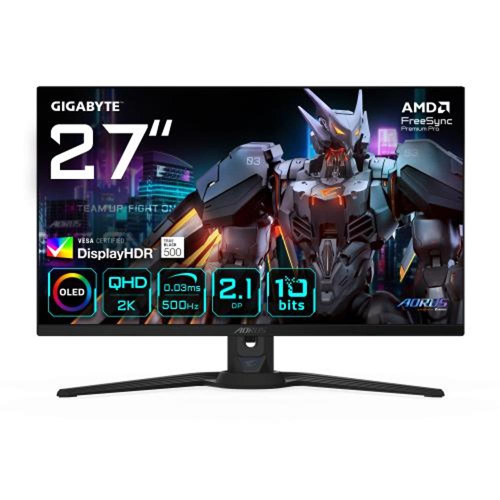 Monitor gaming gigabyte aorus fo27q5p 27 pulgadas qhd 500hz