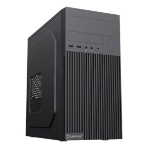 Caja ordenador semitorre unykach c260 matx negra 500w