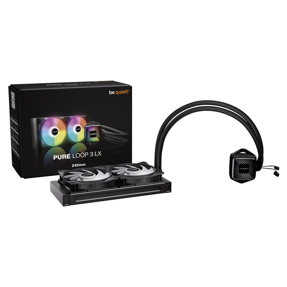 Kit refrigeracion liquida be quiet! pure loop 3lx 2x 120mm negro