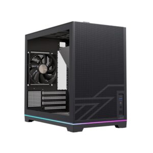 Caja ordenador gaming einarex pm300 core matx cristal templado negra