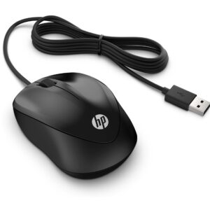 Raton cable hp usb 1000 negro