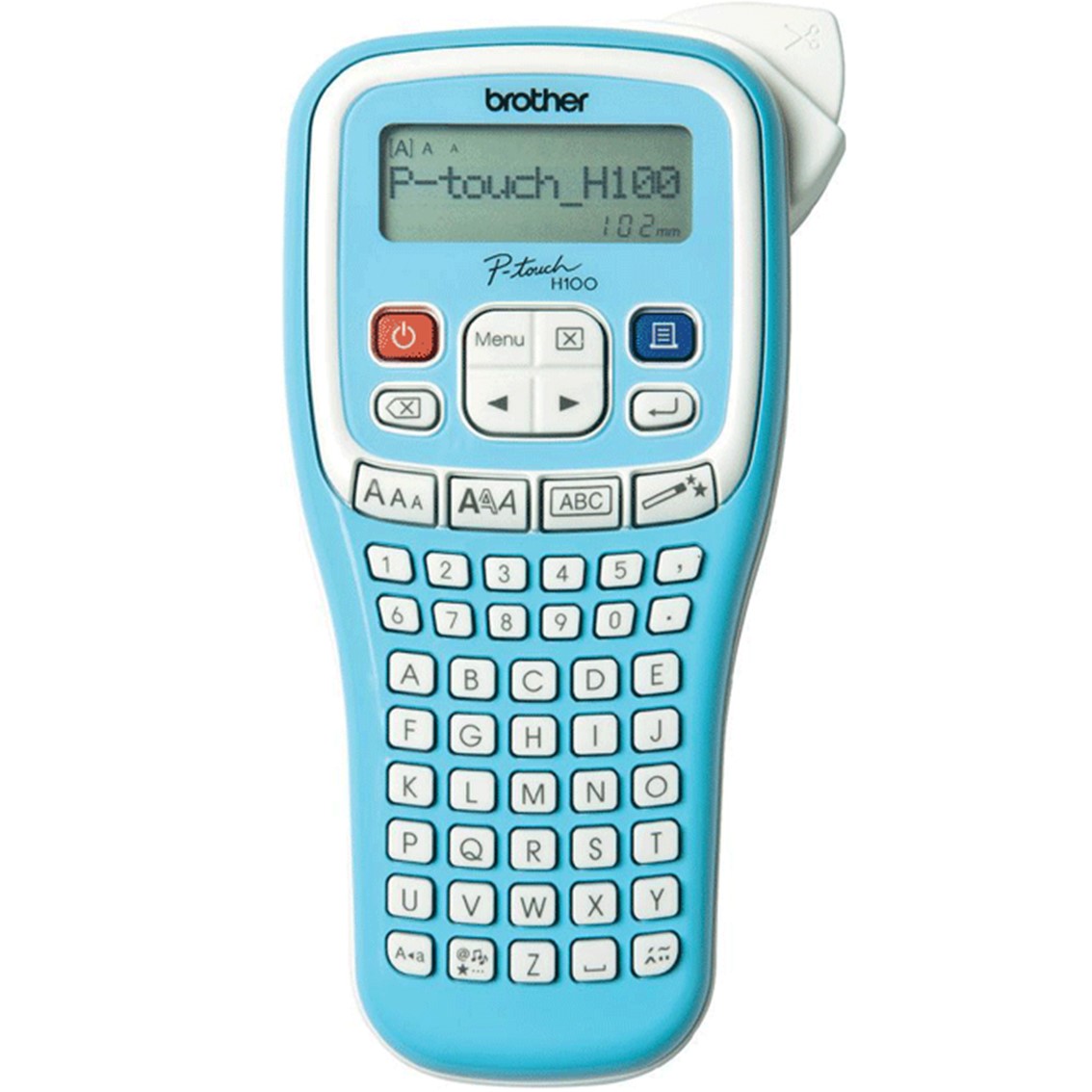 Rotuladora brother pth100lb lcd - 2 lineas - teclado abc