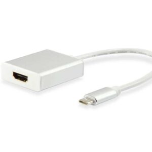 Adaptador Equip 133452 USB-C a HDMI, 15 cm, 4K a 30 Hz