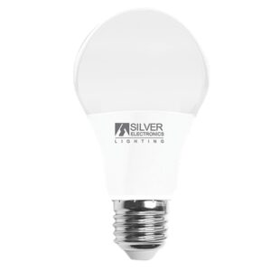 Bombilla led eco decorativa silver electronics estandar 10w=85w - e27 - 5000k - 860 lm - 180º - luz blanca - a+