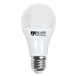 Bombilla led regulable decorativa silver electronics estandar 8w=70w - e27 - 5000k - 670 lm - luz blanca - a+