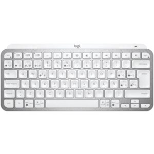 Teclado logitech mx keys gris palido wireless inalambrico español bateria