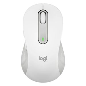 Mouse raton logitech m650 grande optico wireless inalambrico blanco crudo