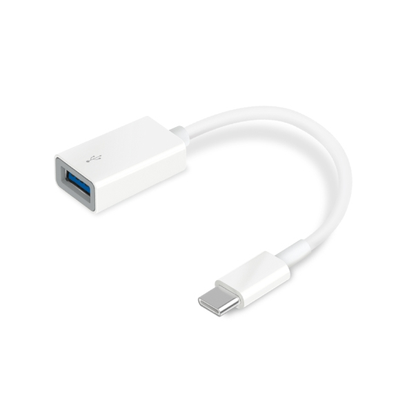 Adaptador usb 3.0 tipo c a usb tipo a tp - link uc400 macho - hembra blanco