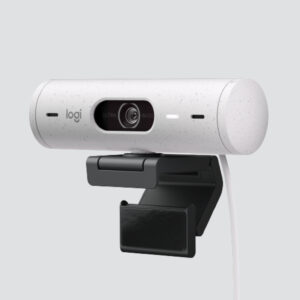 Webcam logitech brio 500 blanco crudo full hd - usb tipo c