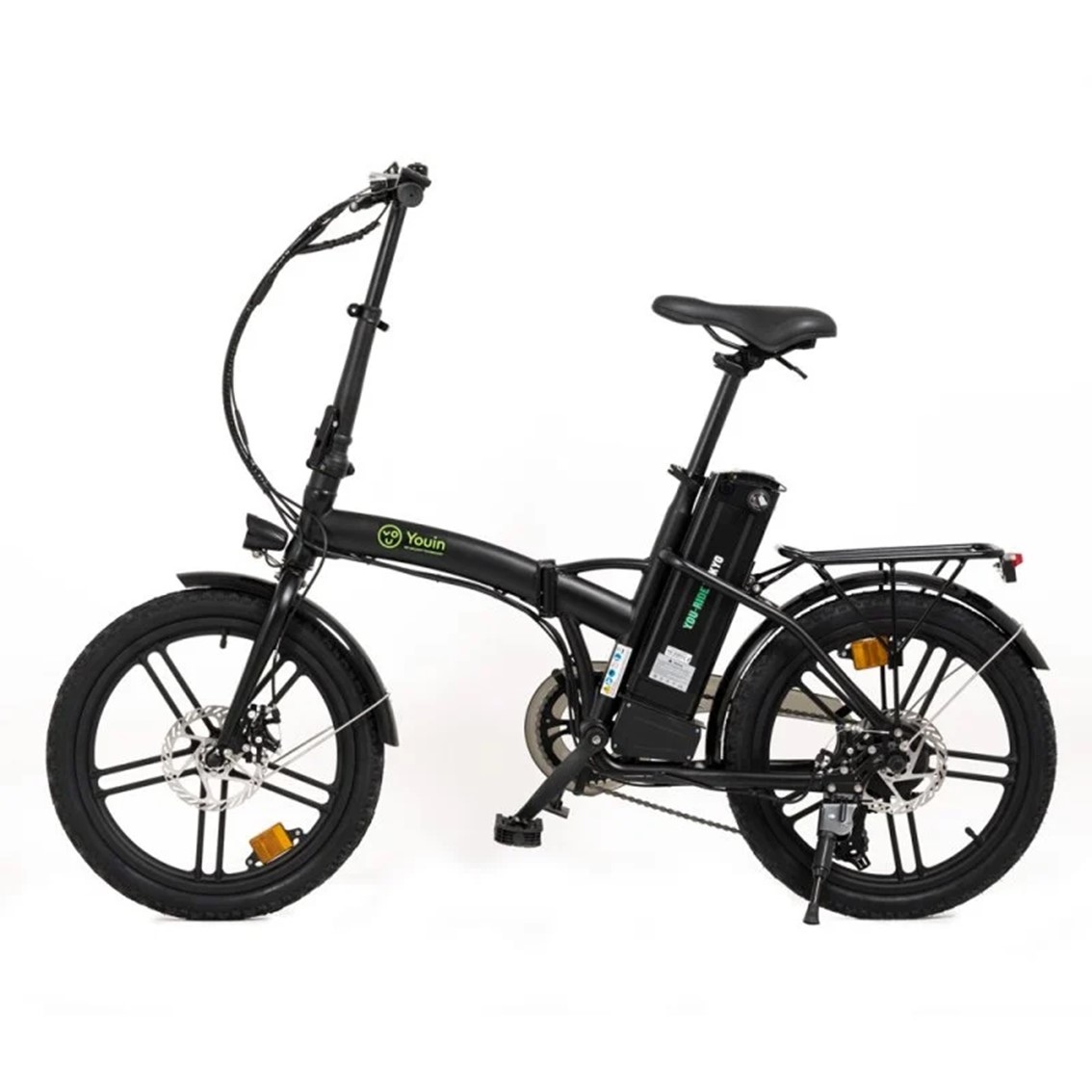 Bicicleta electrica youin tokyo bk1050 - motor 250w - rueda 20 pulgadas - negra