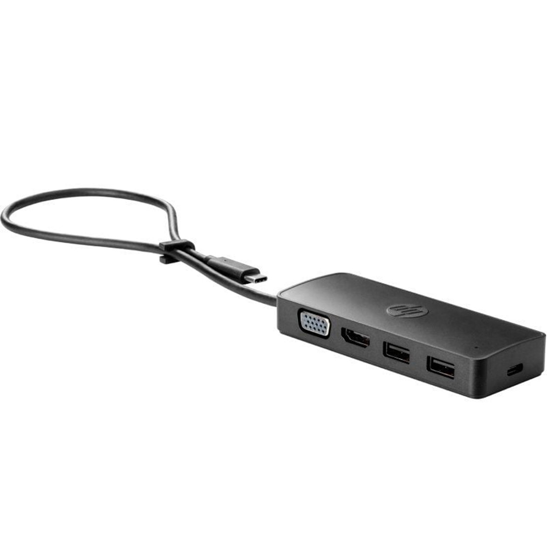 Hub travel g2 hp usb3.0 tipo - c hp usb - c - 2 usb - 1 hdmi - 1 vga - negro