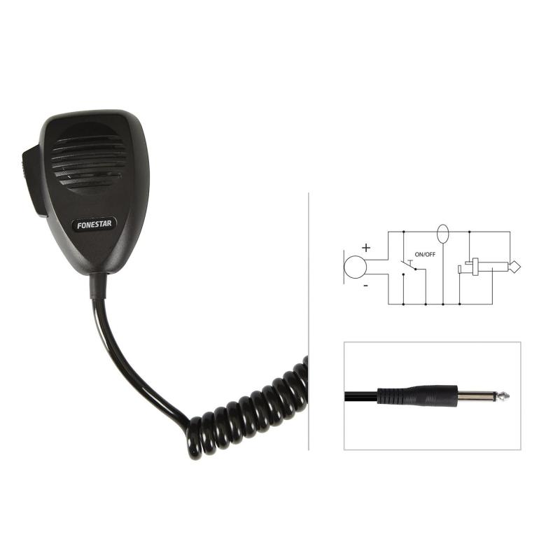 Microfono dinamico fonestar mcd - 364 de comunicaciones