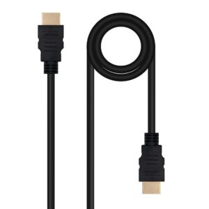 Cable hdmi 2.0 nanocable 3m - macho - macho - negro