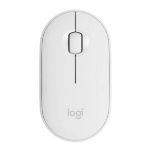 Raton inalambrico logitech pebble mouse 2 m350s blanco bluetooth