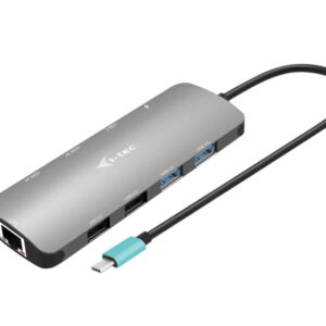 Nano docking station i - tec usb - c metal nano 2x display docking station + power delivery 100 w