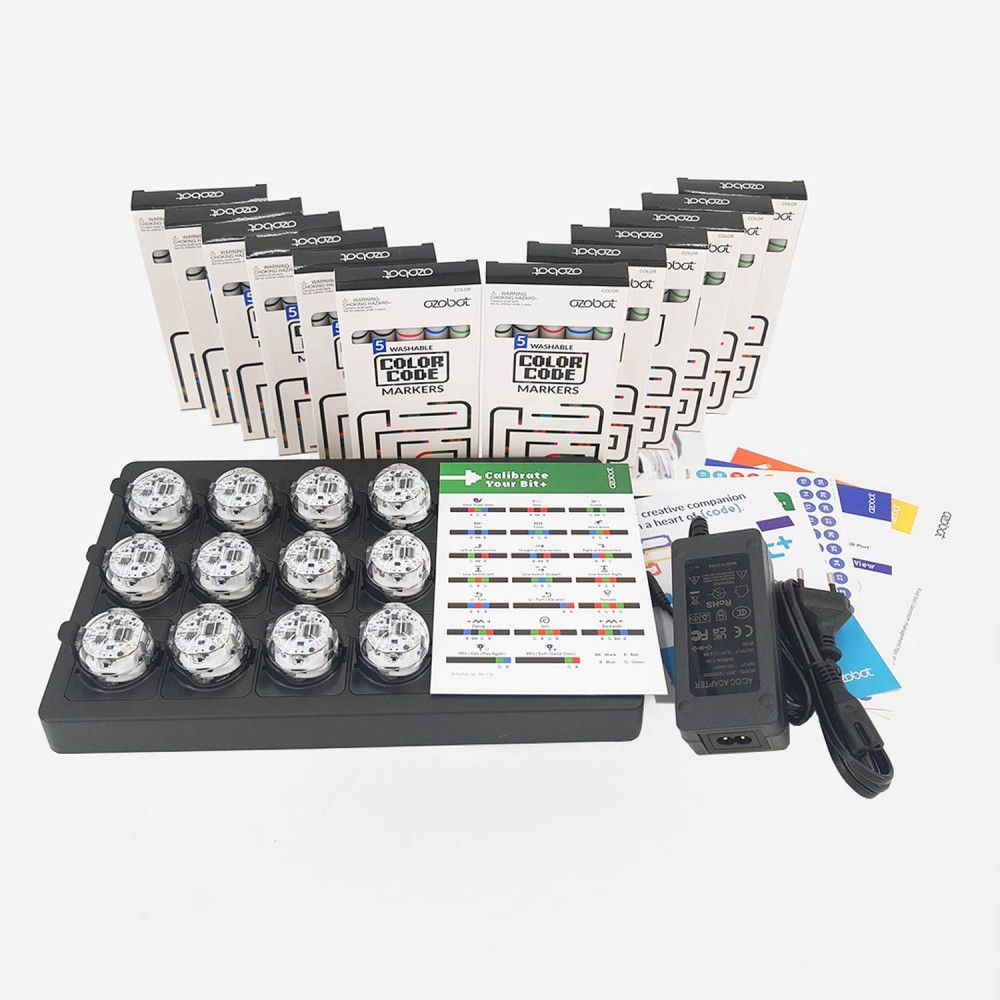 Pack de aula robot ozobot bit+ 12 unidades
