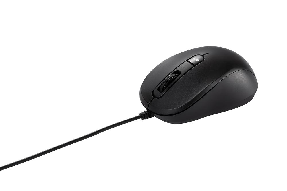 Mu101c ratón asus silencioso con cable y sensor azul