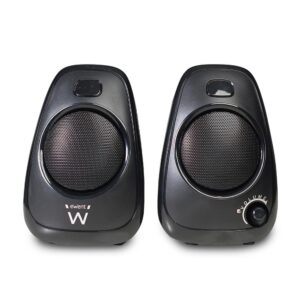 Altavoces ewent 2.0 ew3527 negro