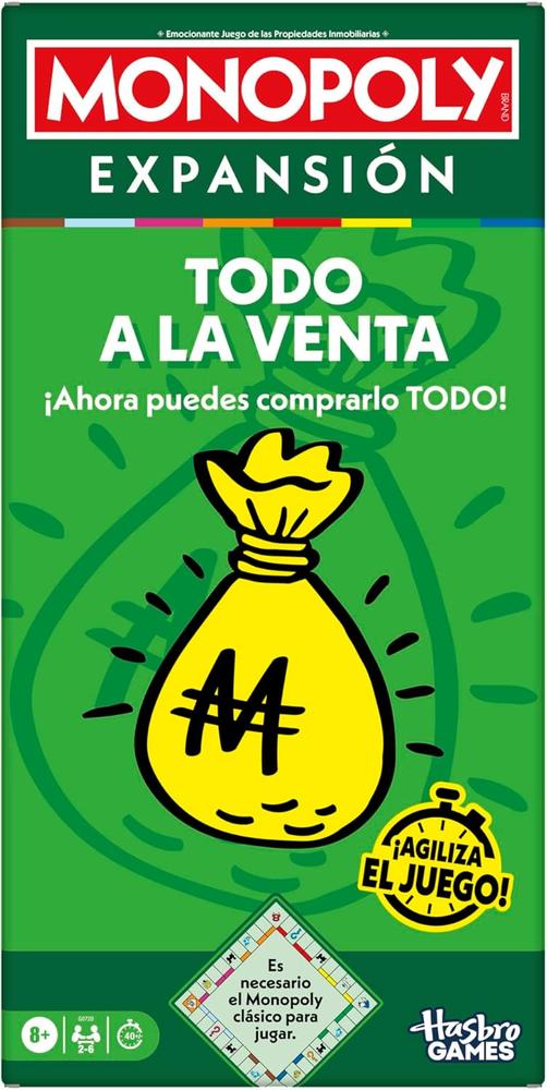 Expansión hasbro monopoly todo a la venta