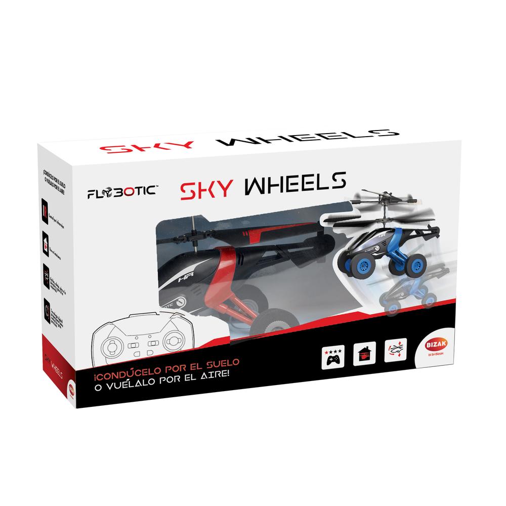 Helicoptero radio control flybotic sky wheels 1 unidad aleatoria