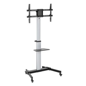 Soporte suelo con ruedas ewent vesa hasta 86 pulgadas 600x400mm max 50kg