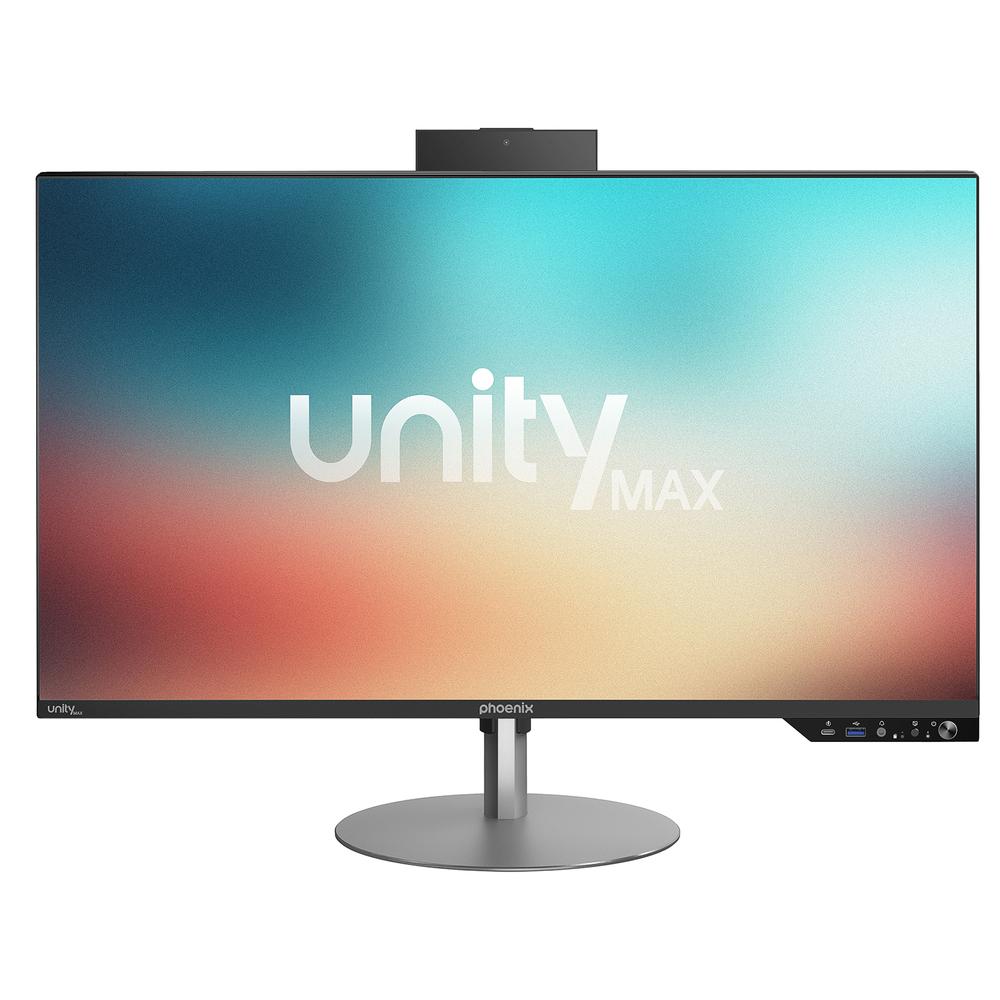 Ordenador all in one phoenix unity max i5 14gº - 16gb ddr5 - 1tb ssd nvme - 27 pulgadas - fhd 1080p ips - negro - w11 pro