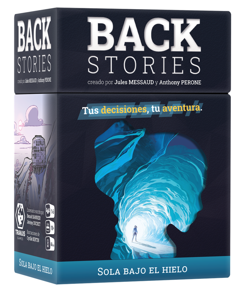 Juego de mesa back stories - sola bajo el hielo