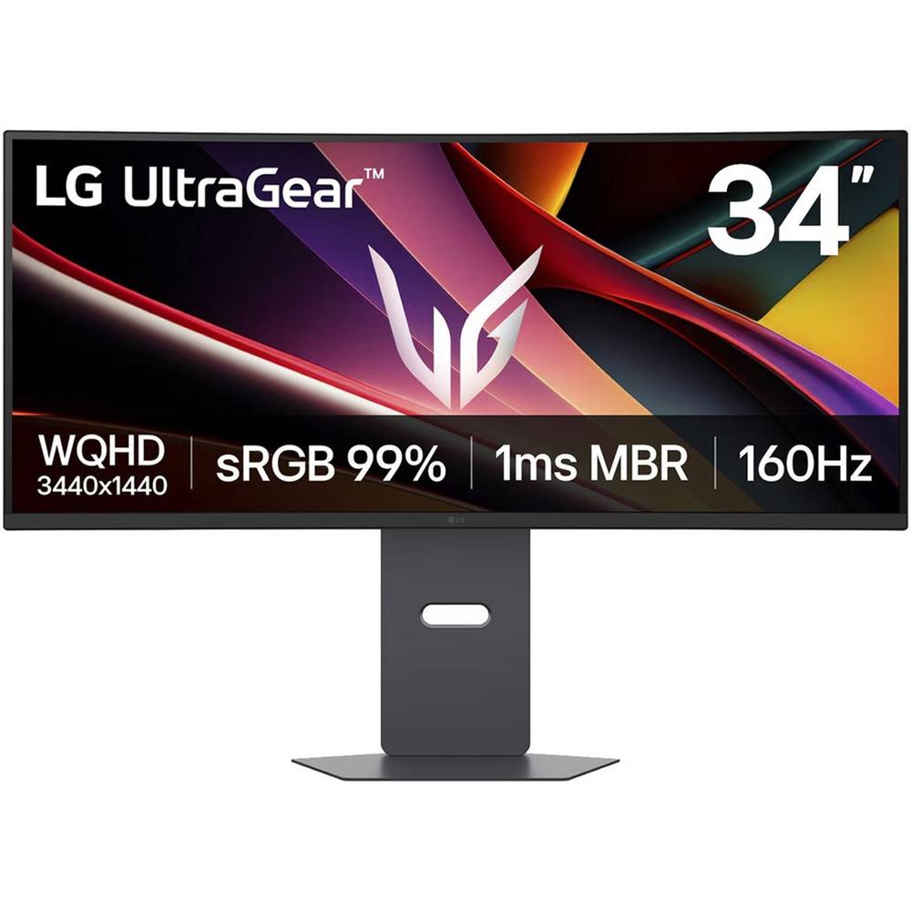 Monitor curvo gaming lg 34g600a - b 34 pulgadas wqhd 160hz