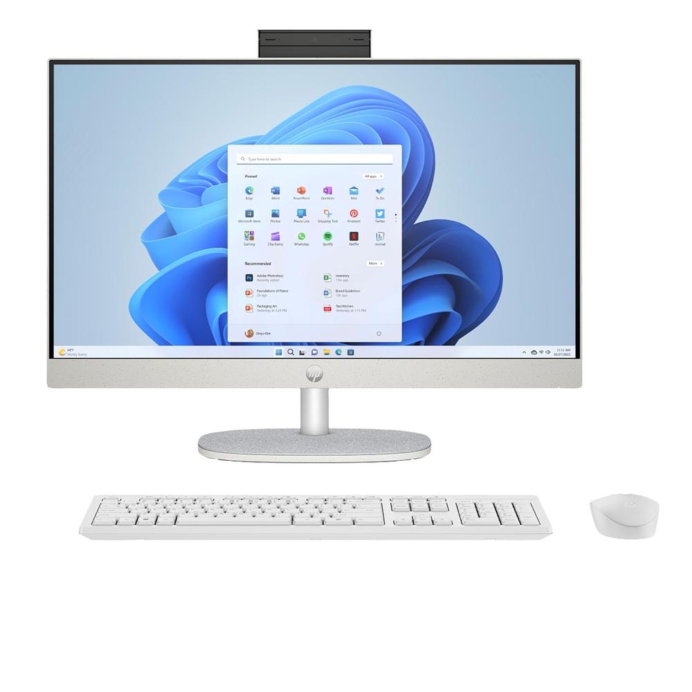 Ordenador all in one hp 24 - cr0159ns i3 - 1315u - 8gb - 512gb ssd - 23.8 pulgadas - freedos