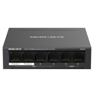Switch mercusys ms106p 6 puertos
