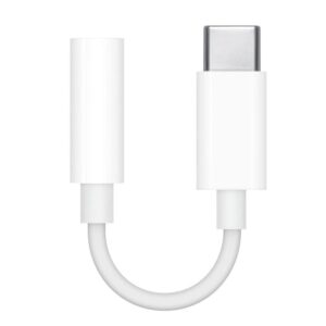Adaptador usb tipo c a jack 3.5mm samsung 8cm - macho - hembra - blanco