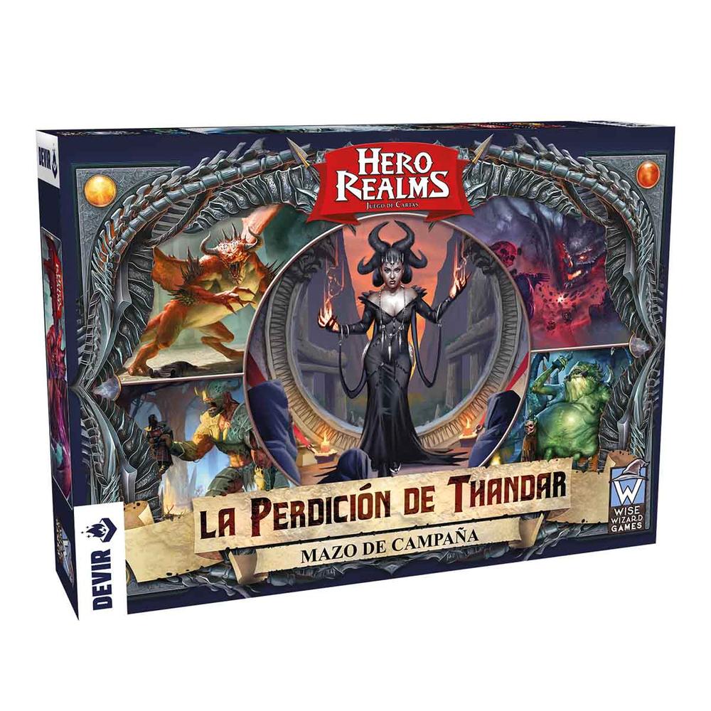 Juego de mesa hero realms: la perdición de thandar