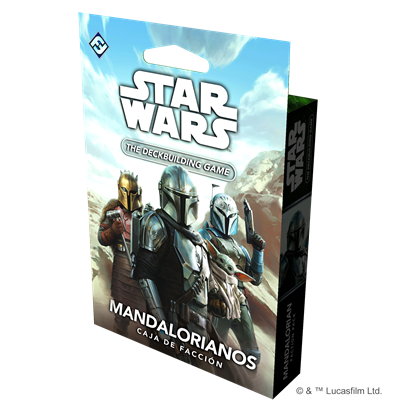 Caja star wars: deckbuilding game mandalorianos