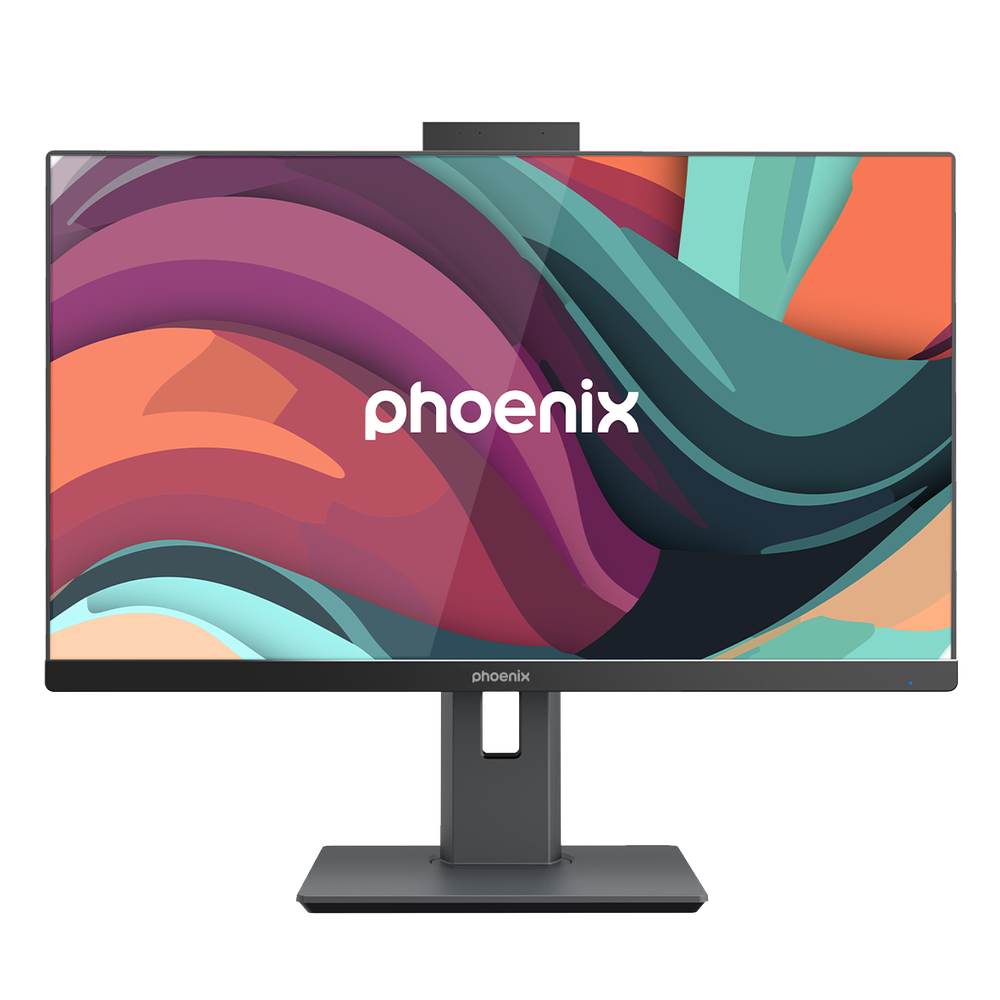 Ordenador pc all in one aio phoenix unity 23.8 pulgadas fhd ajustable altura y rotativo - web cam - intel i5 14400 - 16 gb ddr5 - 1 tb ssd win11pro