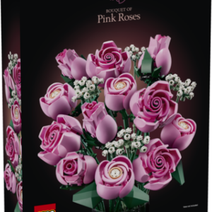 Lego botanicals ramo de rosas rosadas