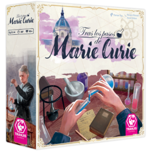 Juego de mesa tras los pasos de marie curie