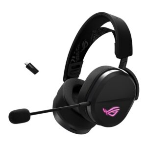 Auriculares gaming asus rog pelta inalambrico negro